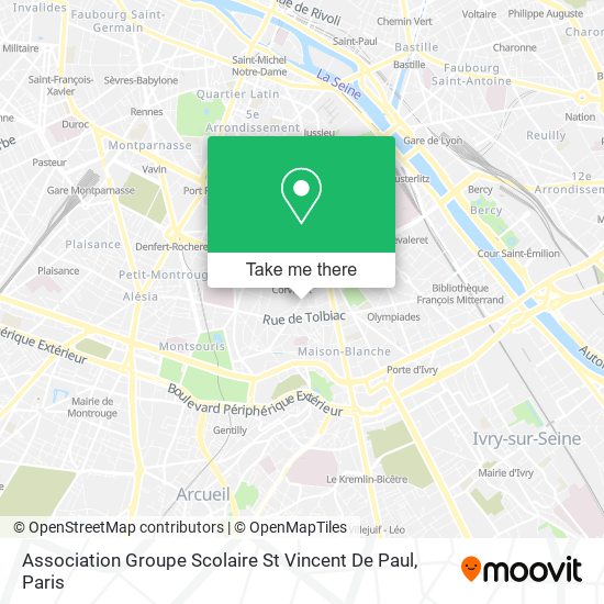 Association Groupe Scolaire St Vincent De Paul map