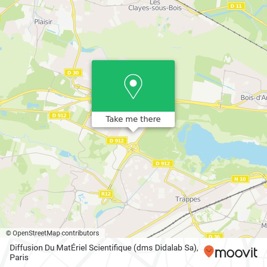 Diffusion Du MatÉriel Scientifique (dms Didalab Sa) map