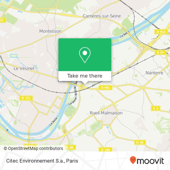 Citec Environnement S.a. map