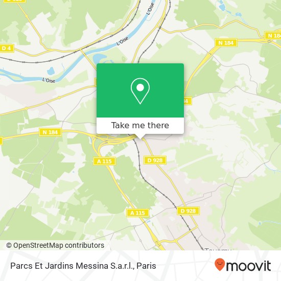 Mapa Parcs Et Jardins Messina S.a.r.l.