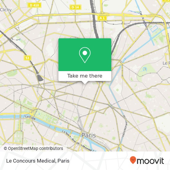 Le Concours Medical map