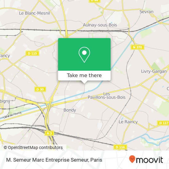 M. Semeur Marc Entreprise Semeur map