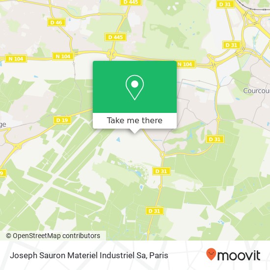 Joseph Sauron Materiel Industriel Sa map