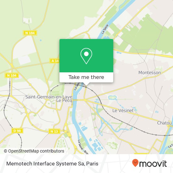 Mapa Memotech Interface Systeme Sa