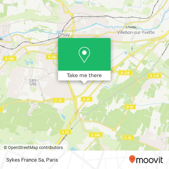 Sykes France Sa map