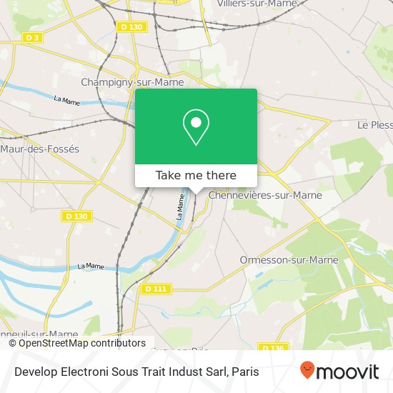 Develop Electroni Sous Trait Indust Sarl map