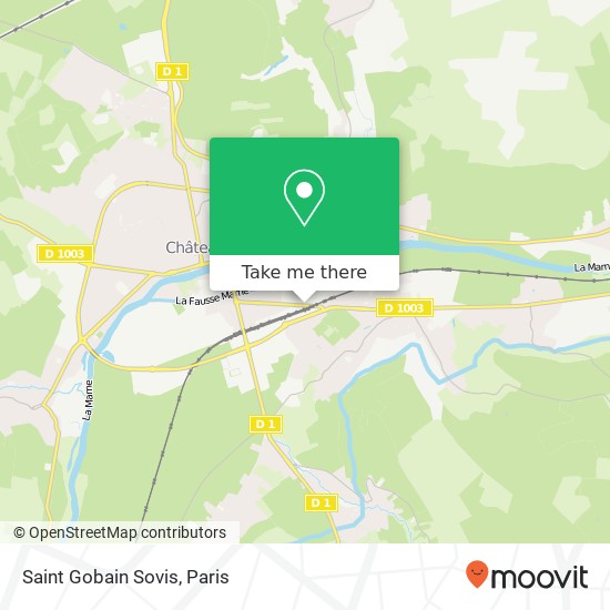 Saint Gobain Sovis map