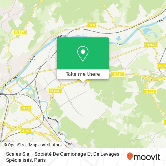 Scales S.a. - Société De Camionage Et De Levages Spécialisés map