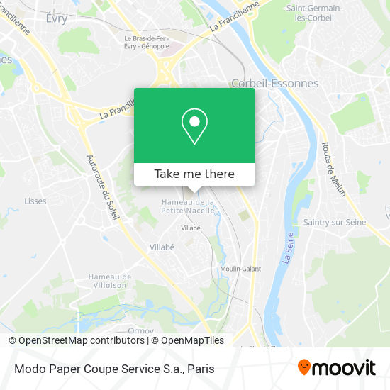 Modo Paper Coupe Service S.a. map