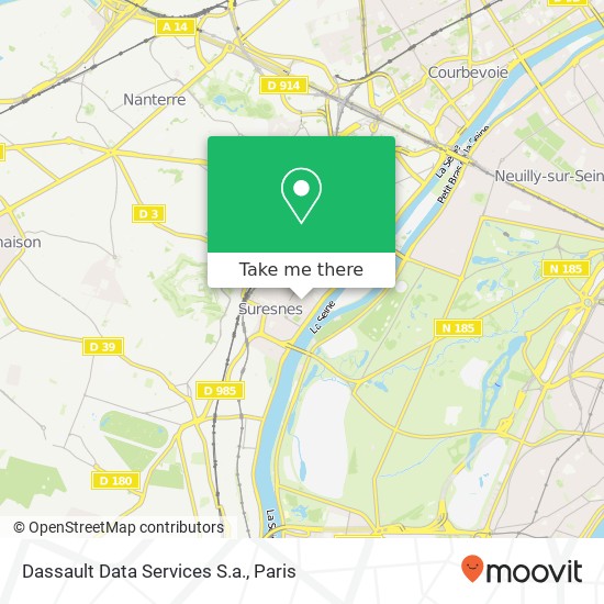 Mapa Dassault Data Services S.a.