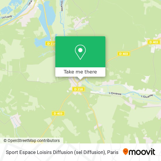 Mapa Sport Espace Loisirs Diffusion (sel Diffusion)