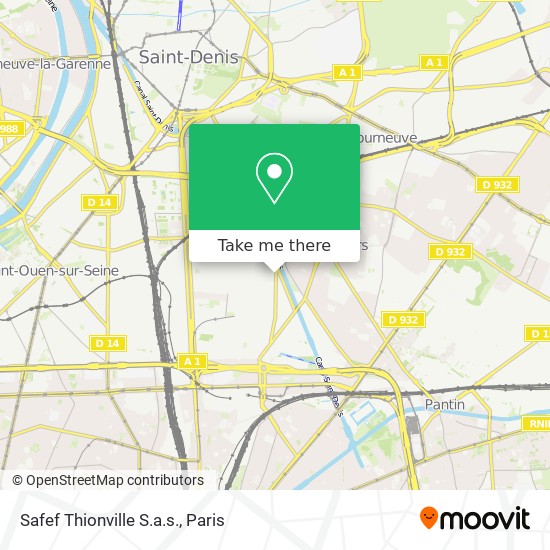 Mapa Safef Thionville S.a.s.