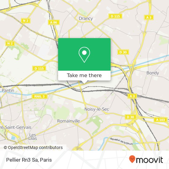 Pellier Rn3 Sa map