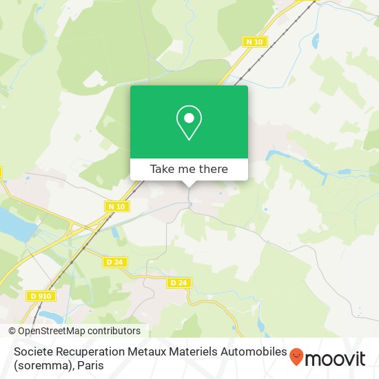 Mapa Societe Recuperation Metaux Materiels Automobiles (soremma)