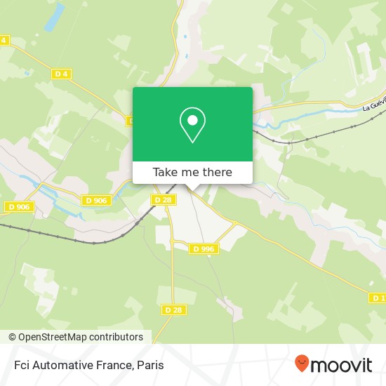 Fci Automative France map