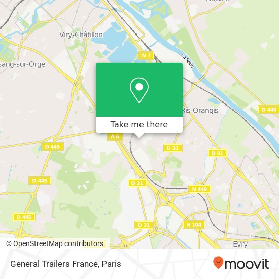 General Trailers France map