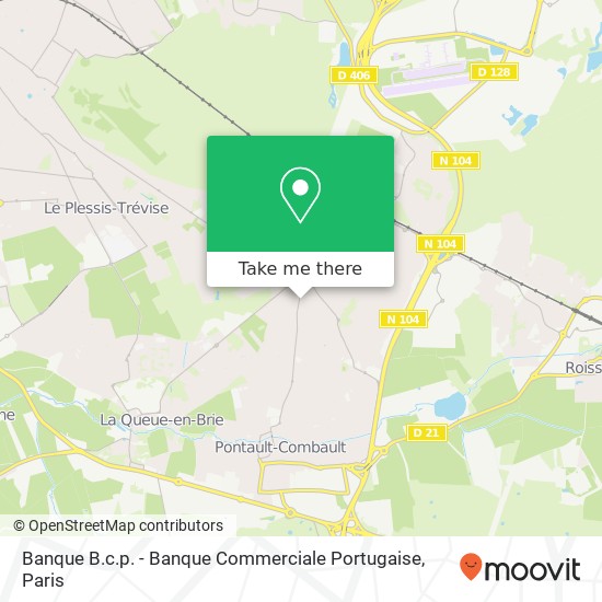 Mapa Banque B.c.p. - Banque Commerciale Portugaise
