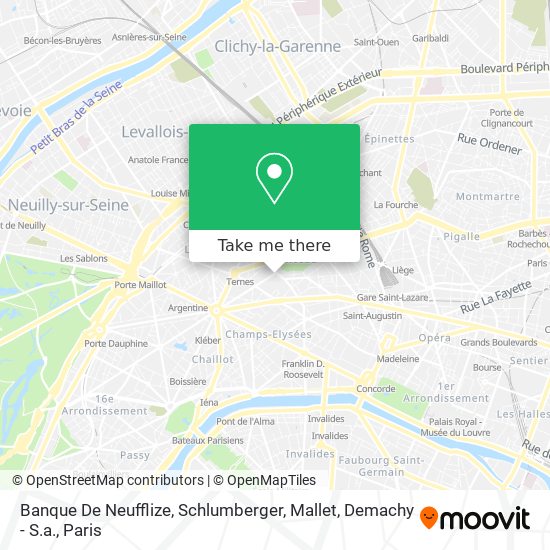 Banque De Neufflize, Schlumberger, Mallet, Demachy - S.a. map