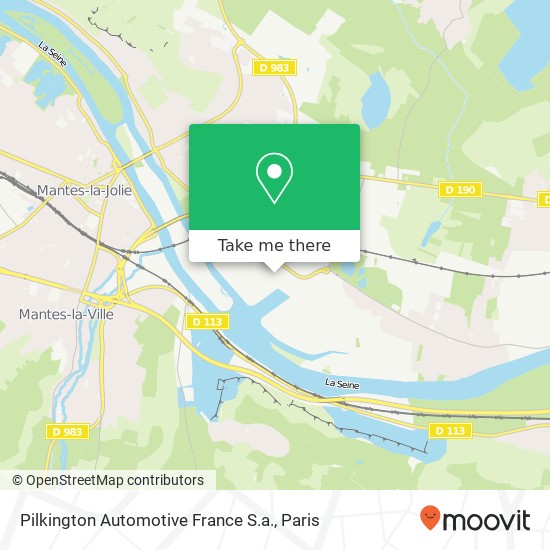 Pilkington Automotive France S.a. map