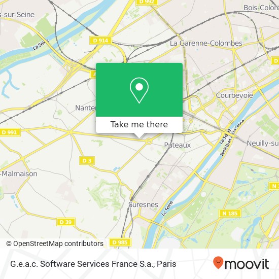 Mapa G.e.a.c. Software Services France S.a.