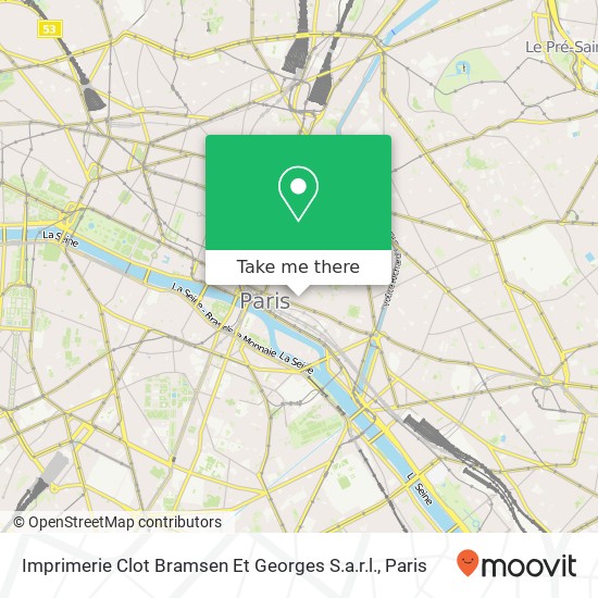 Imprimerie Clot Bramsen Et Georges S.a.r.l. map