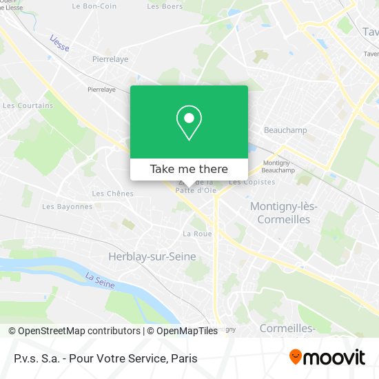 P.v.s. S.a. - Pour Votre Service map