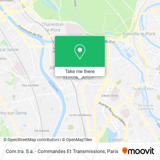 Com.tra. S.a. - Commandes Et Transmissions map