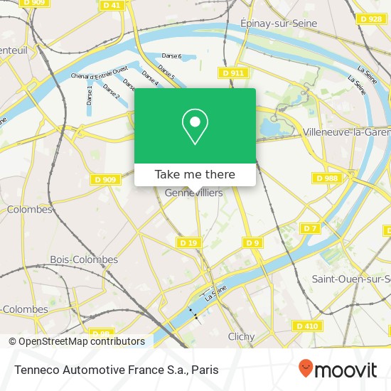 Tenneco Automotive France S.a. map