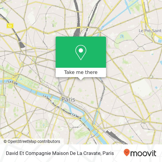 Mapa David Et Compagnie Maison De La Cravate