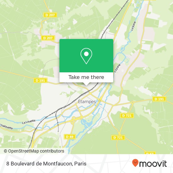 8 Boulevard de Montfaucon map