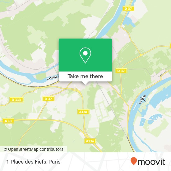 1 Place des Fiefs map