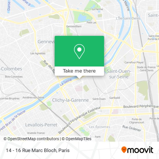 14 - 16 Rue Marc Bloch map