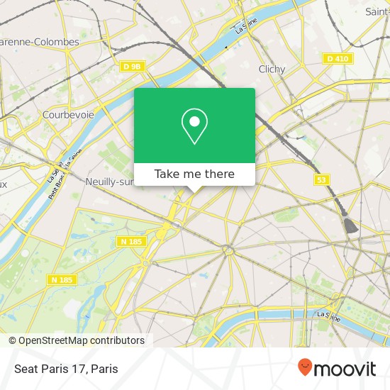 Seat Paris 17 map