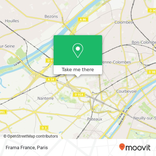 Frama France map