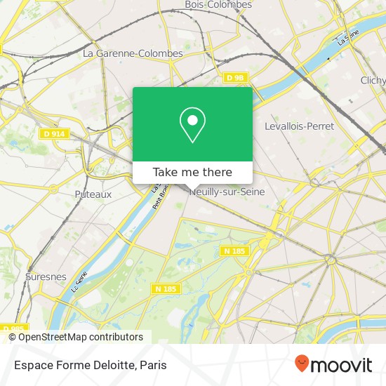Espace Forme Deloitte map