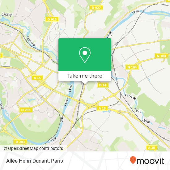 Allée Henri Dunant map