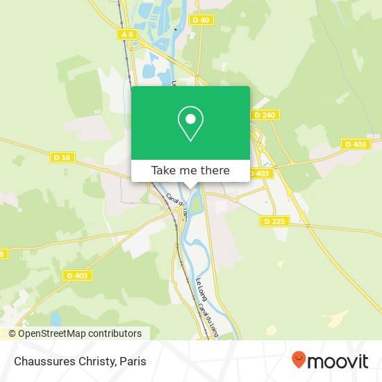 Chaussures Christy, 18 Rue Gautier 1er 77140 Nemours map