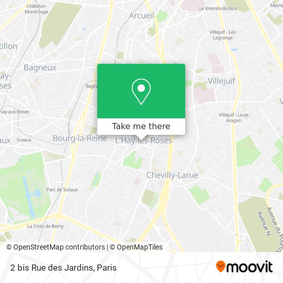 2 bis Rue des Jardins map