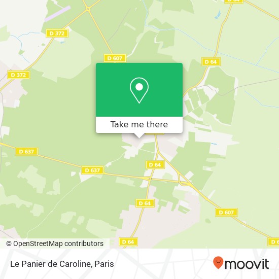 Mapa Le Panier de Caroline, 1 Rue de Forges 77930 Chailly-en-Bière