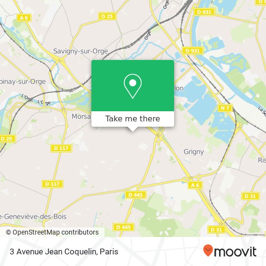 3 Avenue Jean Coquelin map