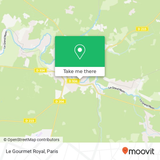 Mapa Le Gourmet Royal, 21 Rue de Paris 77320 La Ferté-Gaucher