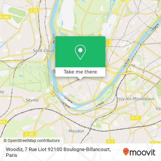 Woodiz, 7 Rue Liot 92100 Boulogne-Billancourt map