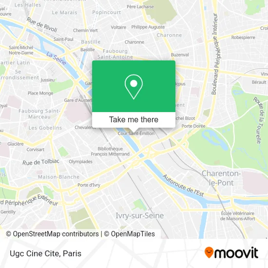 Ugc Cine Cite map