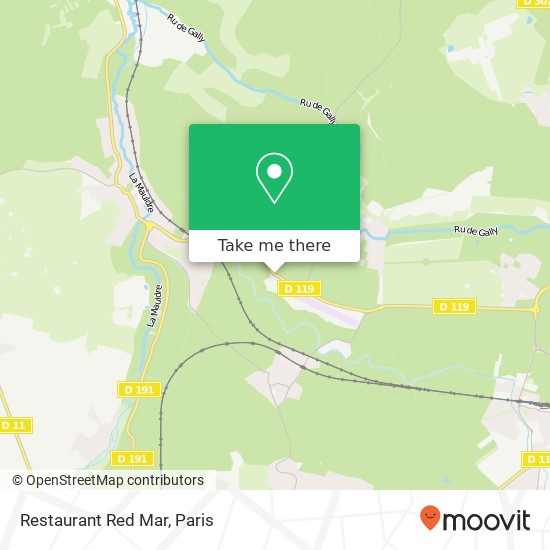 Restaurant Red Mar, D119 78850 Thiverval-Grignon map