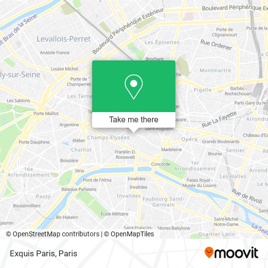 Mapa Exquis Paris