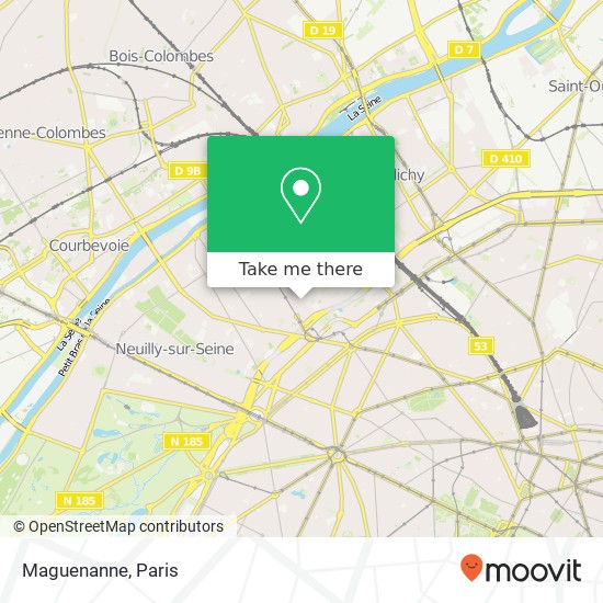 Maguenanne, 48 Rue Louise Michel 92300 Levallois-Perret map