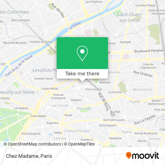 Chez Madame map