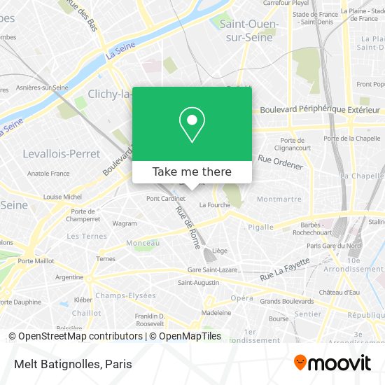 Mapa Melt Batignolles