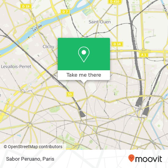 Mapa Sabor Peruano, 4 Passage Saint-Michel 75017 Paris