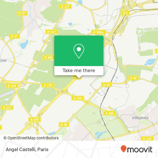 Mapa Angel Castelli, 95500 Gonesse